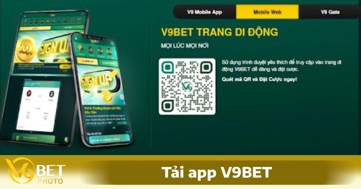 Việc tải app V9BET khá đơn giản và nhanh chóng