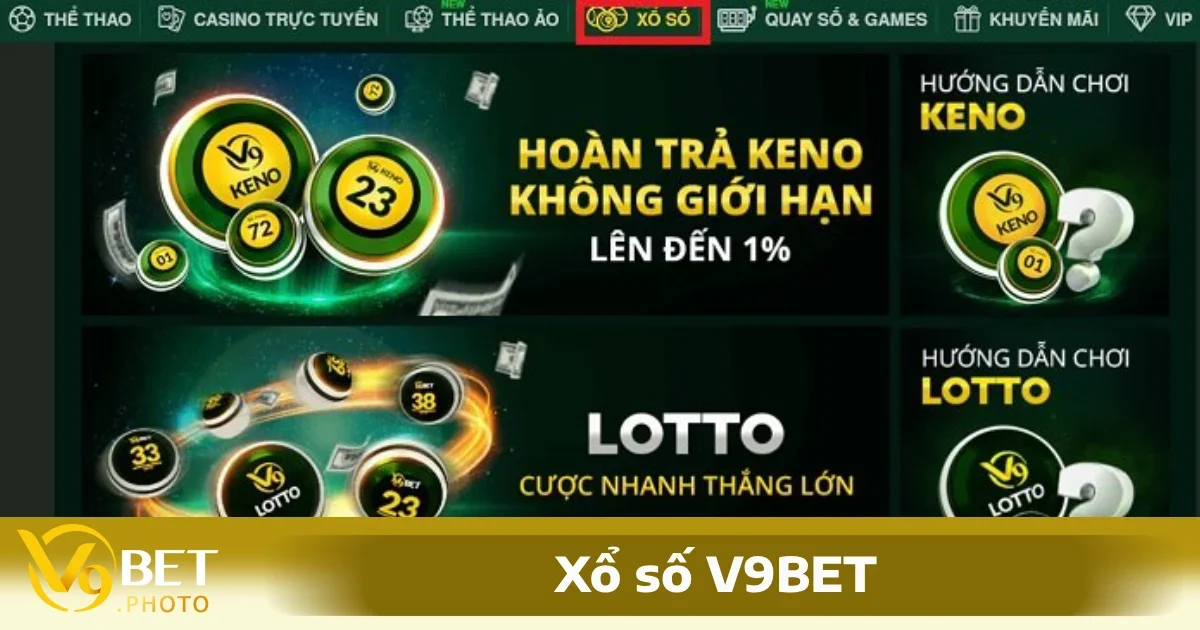 Đặc điểm của từng loại xổ số V9BET